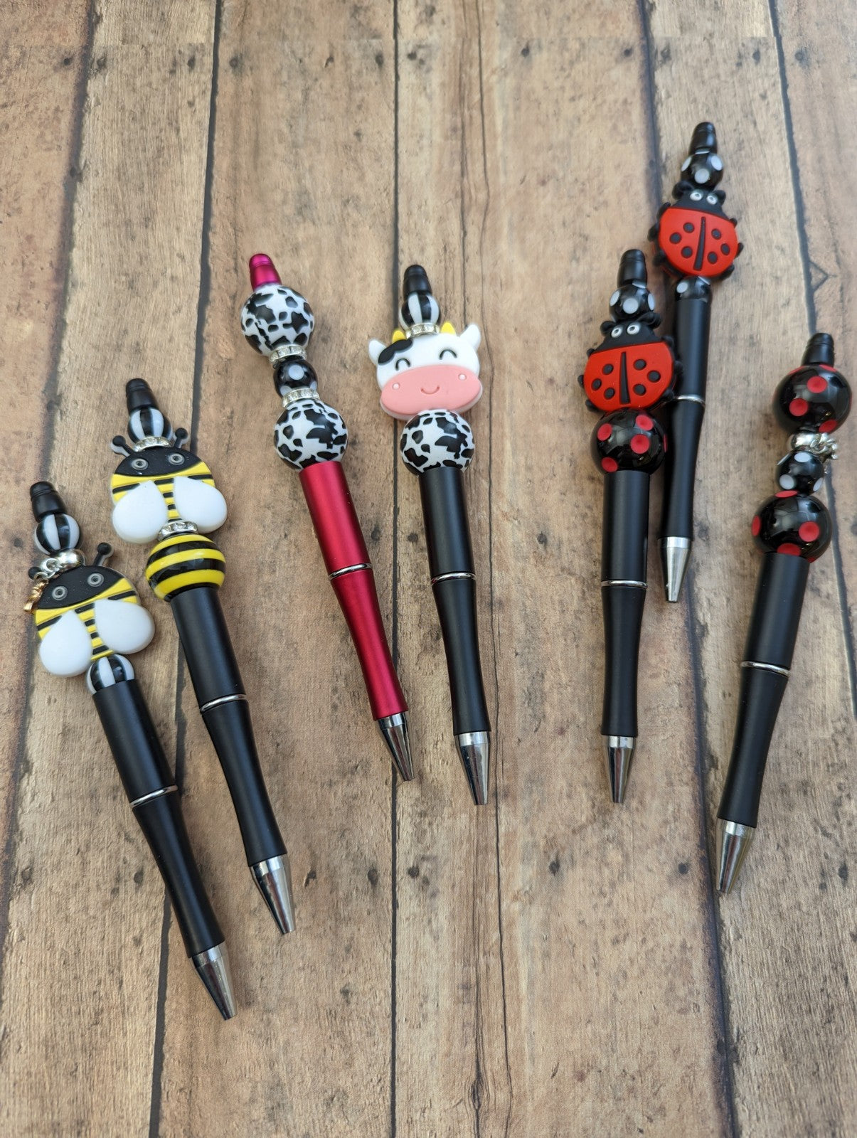 Animal and Bug Beaded Pens – Stone Monkey Designs
